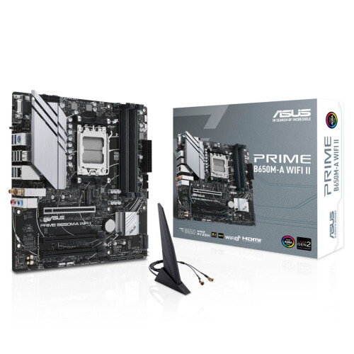ASUS ASUS Mainboard Prime B650M-A WiFi II - Micro-ATX - Socket AM5 - AMD B650