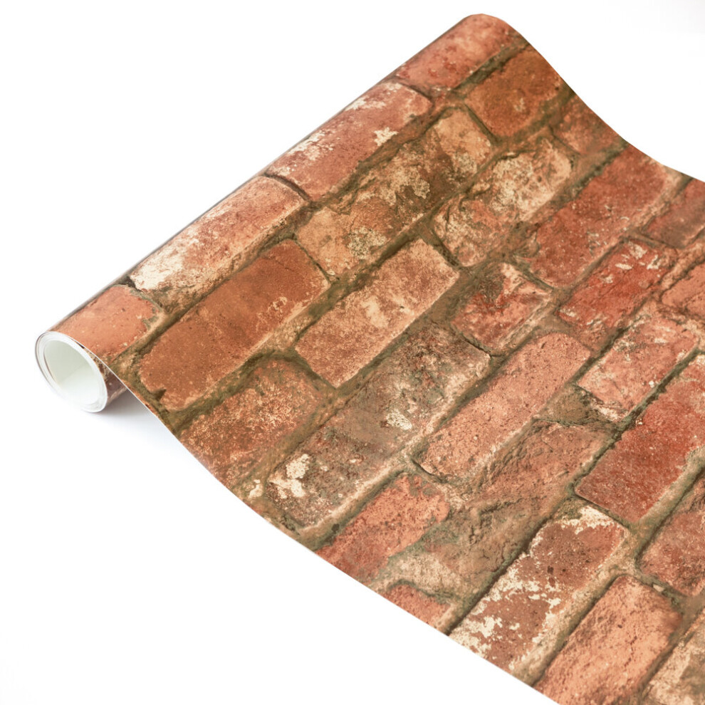 Nu Wallpaper West End Brick Peel & Stick Wallpaper (52.07Cm X 5.49M) 5056525352471