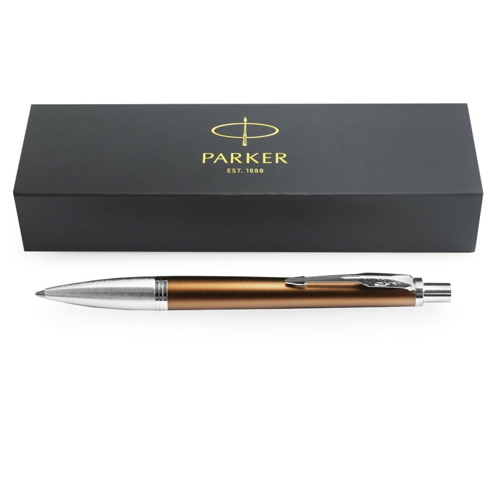 Parker Urban Premium Orange Ballpoint Pen Medium Nib Black