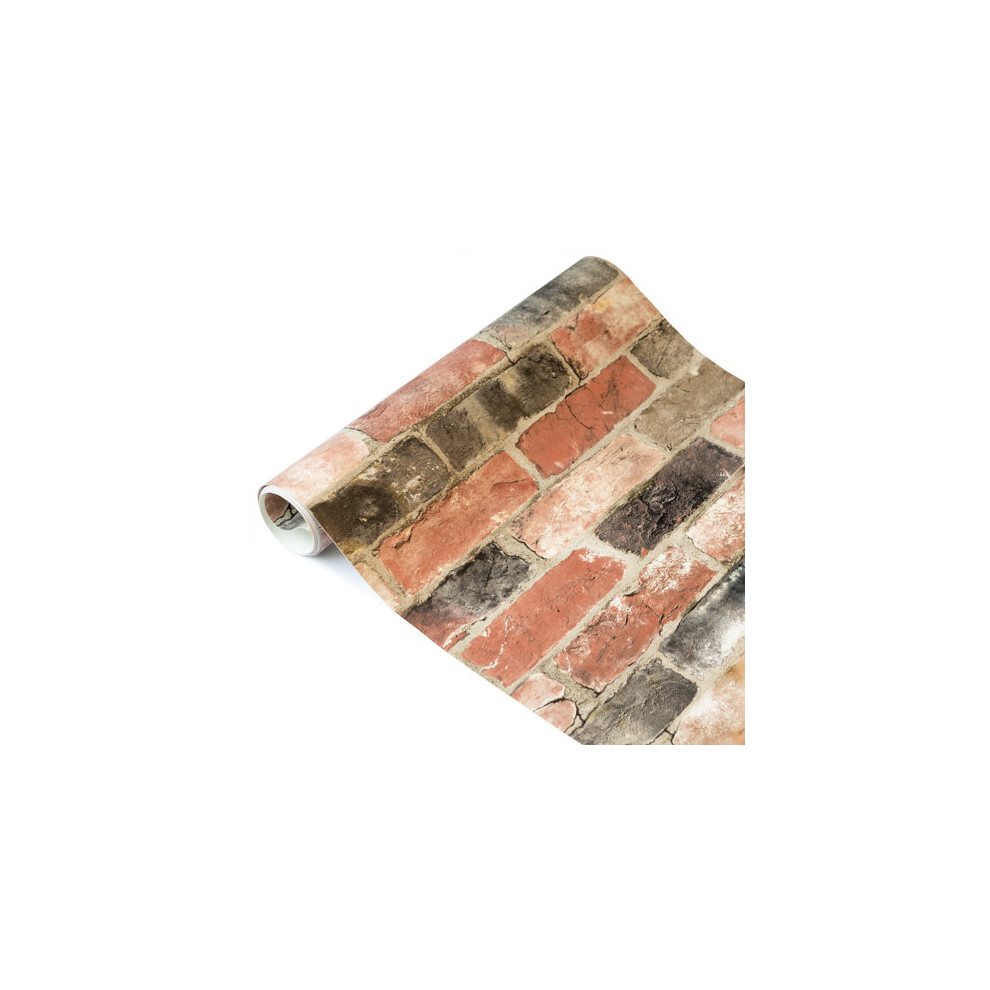 Fine Decor Nu Wallpaper Newport Brick Peel & Stick Wallpaper (52.07Cm X 5.49M)