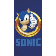 Badehandtuch - NINTENDO - Sonic - 100% Baumwolle - 70x140 cm - Buntes Design