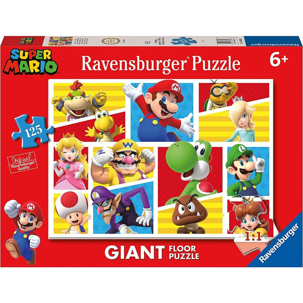 Ravensburger Super Mario 125 Piece Giant Floor Jigsaw Puzzle