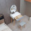 ELECWISH (Oval 4) Vanity Table Set LED Mirror Makeup Dressing Table 7
