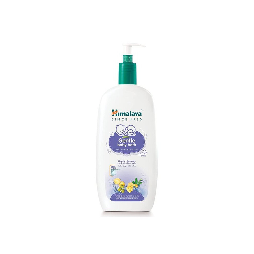 Himalaya Gentle Baby Bath With Chickpea And Gram 800Ml Green