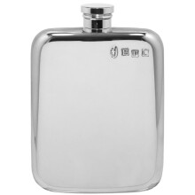 4oz Plain Pewter Hip Flask