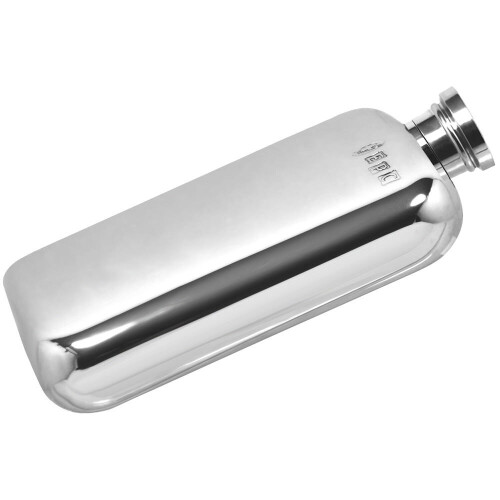 4oz Plain Pewter Hip Flask 2