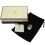 6oz Hammered Pewter Hip Flask with Genuine Tan Leather Pouch 5