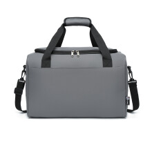 (Grey) 40x20x25 Under The Seat Holdall Cabin Hand Luggage Carry-On Travel Bag