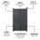 BillyOh (100x158cm) BillyOh Avalon Pedestrian Decorative Garden Gate 3