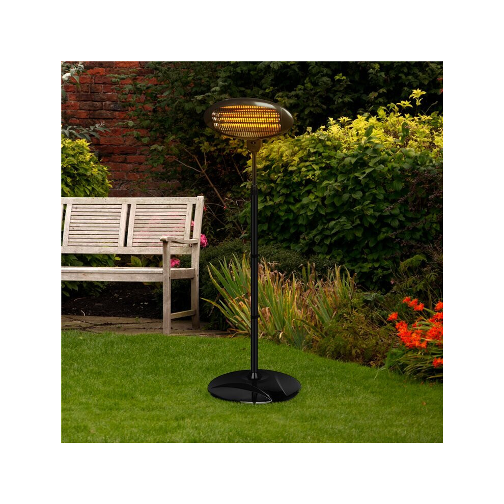 BillyOh Aurora 2-in-1 Free Standing/Wall-Mounted Electric Heater
