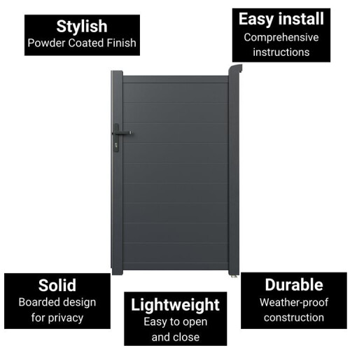 BillyOh (100x158cm) BillyOh Nova Aluminium Garden Gate 2