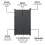 BillyOh (100x158cm) BillyOh Nova Aluminium Garden Gate 4