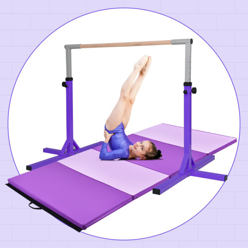 Casart Kids Junior Horizontal Kips Bar Gymnastics Training Bar Gym 2