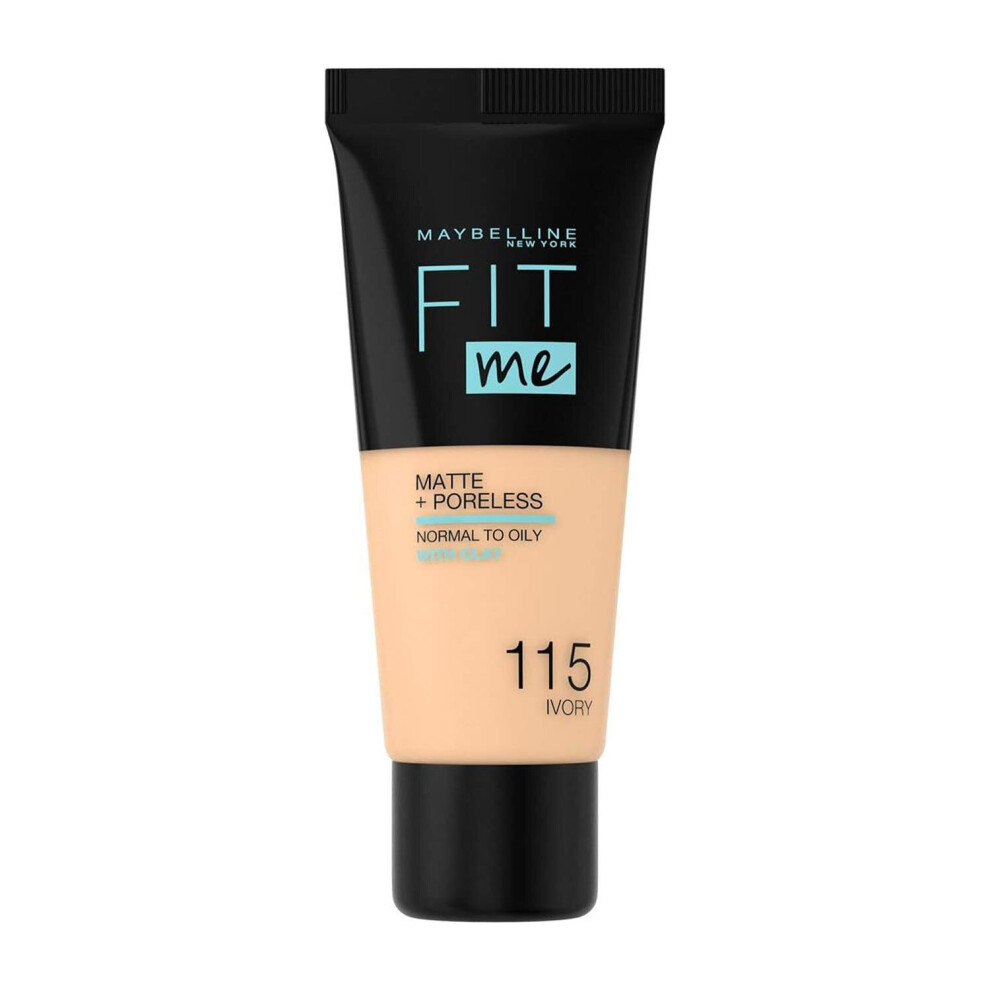 Maybelline Fit Me Matte & Poreless Foundation 115 Ivory 30ml