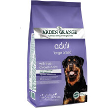 (12kg bag) Dry Dog Food Large Breed Adult Chicken Rice Arden Grange