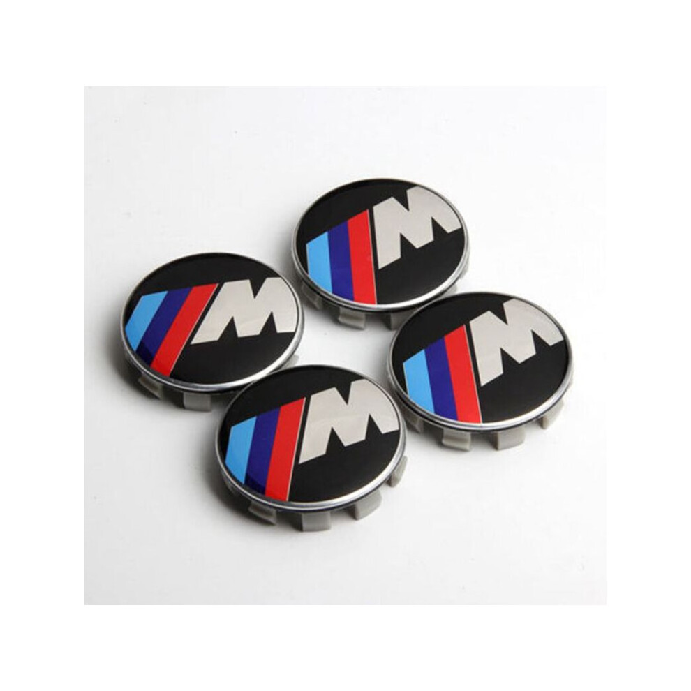 BMW M Series Wheel Cap Power Logo Black Center Cover Car Emblem 68MM-image-OPC-PBVM6N5-NEW
