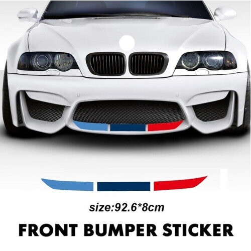 M Power Front Bumper Sticker For BMW 3 4 5 6 7 1