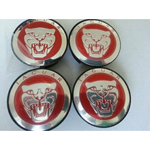 Jaguar Wheel Center Caps Emblem Badge Center Hub Cap Set 59mm