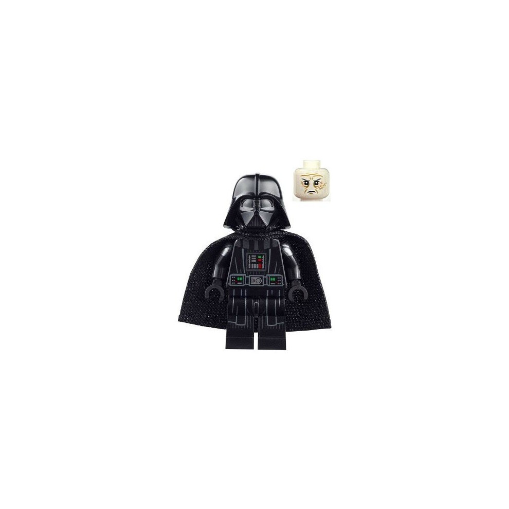 LEGO Darth Vader White Head Frown Minifigure from 75347