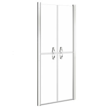 vidaXL Shower Door Clear ESG 81x190 cm Enclosure Screen Bath Cabin Bathroom