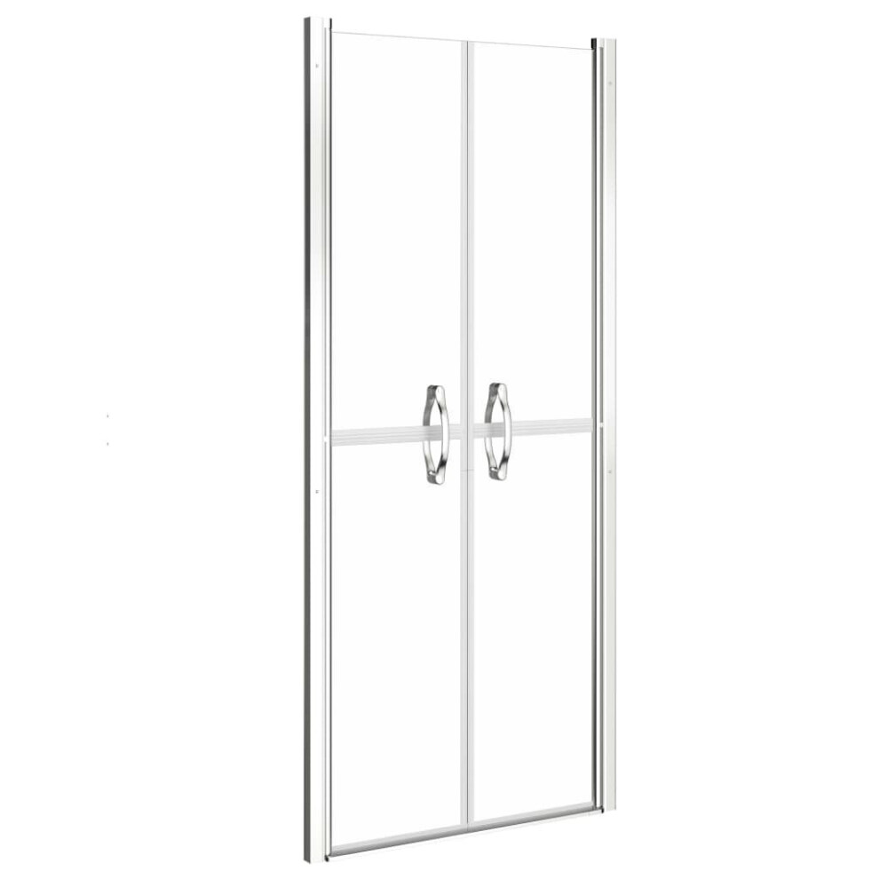 vidaXL Shower Door Clear ESG 81x190 cm Enclosure Screen Bath Cabin Bathroom