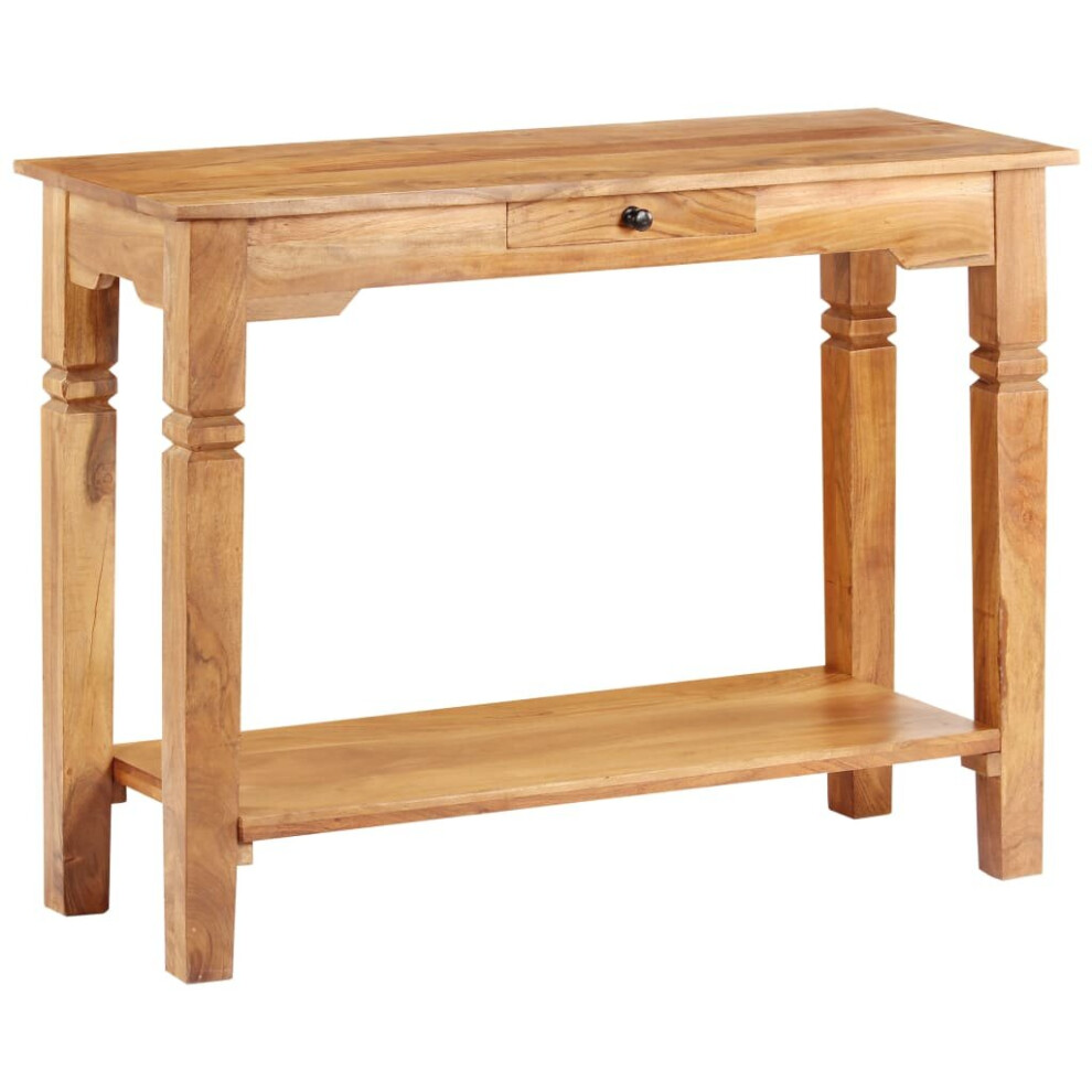 vidaXL Solid Acacia Wood Console Table Home Side Hall Table Accent Sideboard