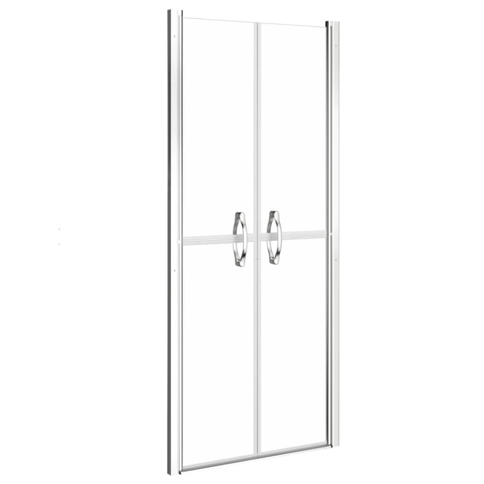 vidaXL Shower Door Clear ESG 91x190 cm Enclosure Screen Bath Cabin Bathroom