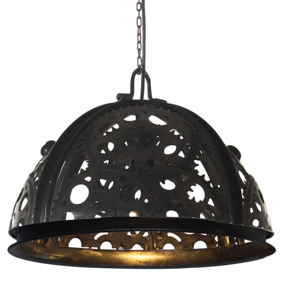 Vidaxl Industrial Ceiling Lamp In Chain Wheel Design 45 Cm E27 Fixture Light