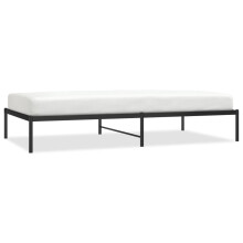 (without headboard, 107 x 203 cm) vidaXL Metal Bed Frame with Headboard Bedroom Metal Platform Bed Base Bedstead