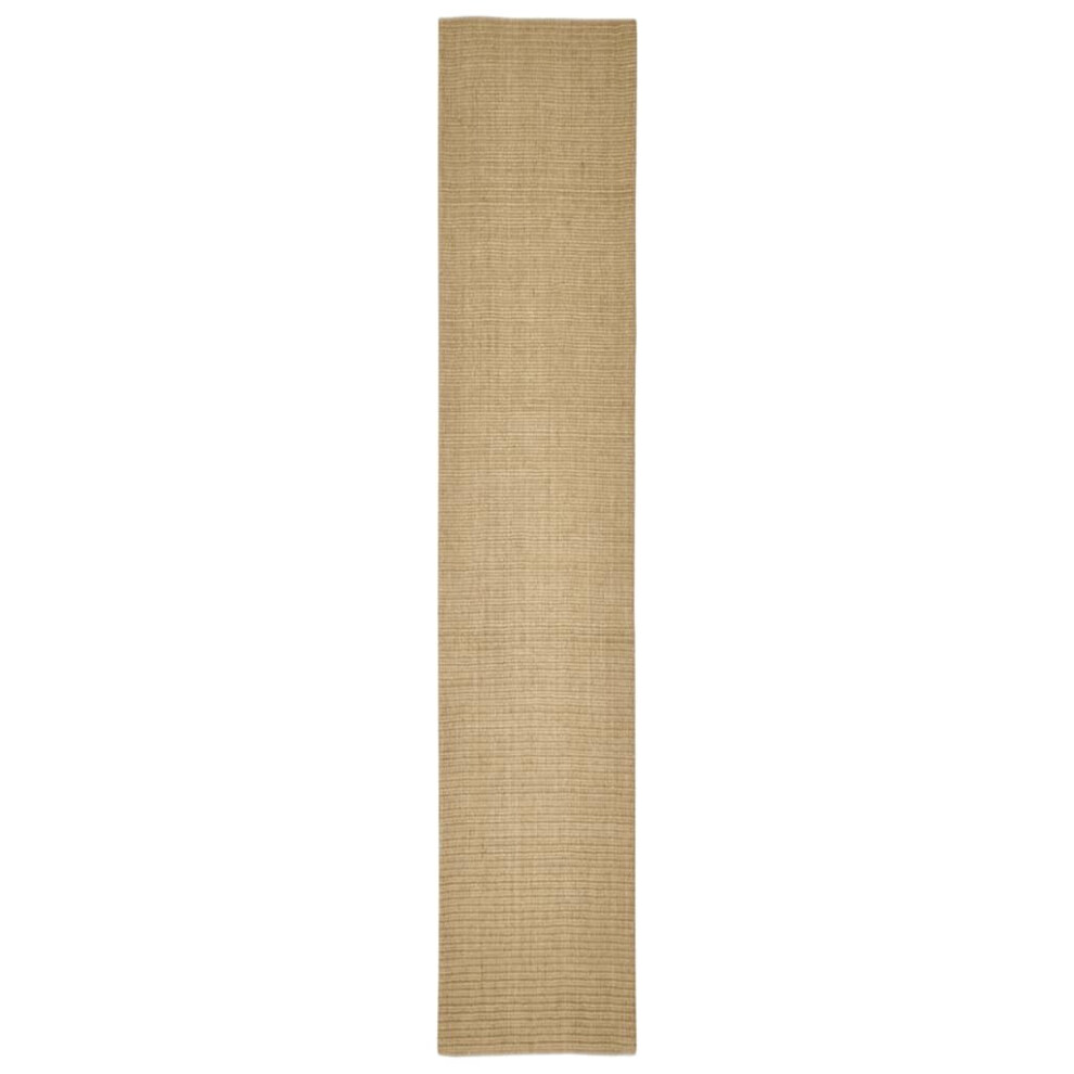 Vidaxl (Natural, 66 X 350 Cm) Rug Home Indoor Area Rug Floor Mat Floor Carpet Runner Natural Sisal