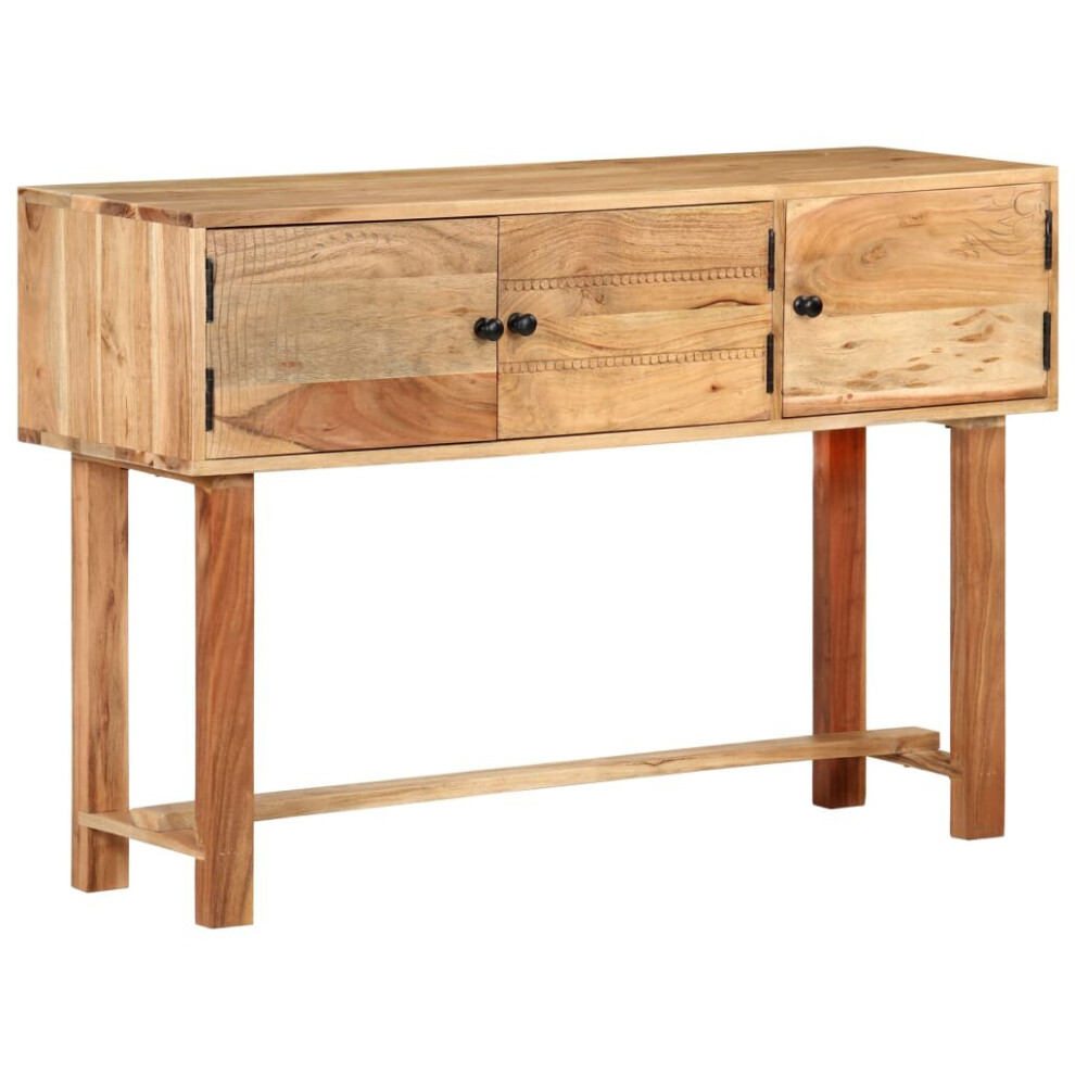 vidaXL Solid Acacia Wood Sideboard Storage Wooden Side Cabinet Home Organiser