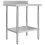 VidaXL vidaXL Kitchen Work Table with Backsplash 80cm Stainless Steel Workbenches 1
