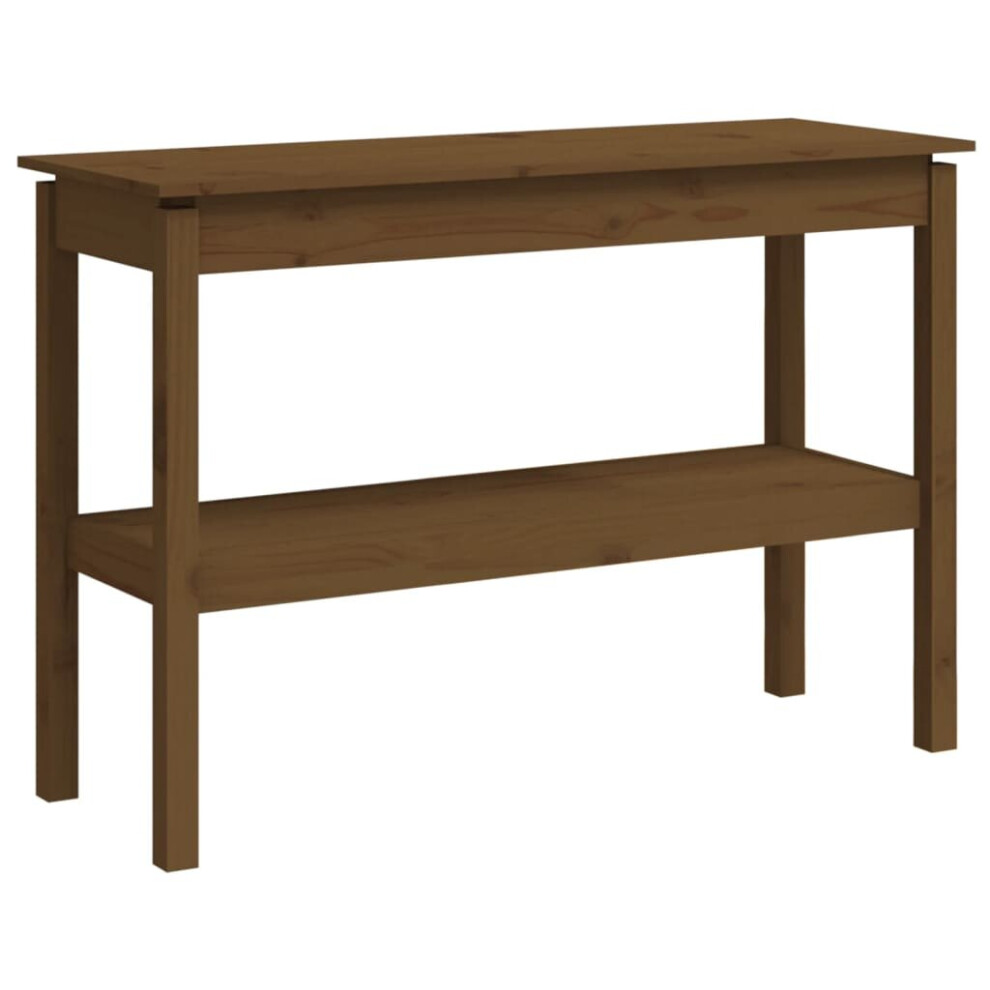 (Honey brown, 110 x 40 x 75 cm (L x W x H)) vidaXL Solid Wood Pine Console Table Multi Colours 110x40x75 cm/80x40x75 cm