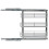 VidaXL vidaXL 3-Tier Pull-out Kitchen Wire Basket Silver 47x25x56cm Rack Organiser 3