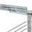 VidaXL vidaXL 3-Tier Pull-out Kitchen Wire Basket Silver 47x25x56cm Rack Organiser 4