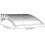 VidaXL vidaXL Türvordach Schwarz 100 x 75 cm Polycarbonat 2