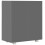 VidaXL vidaXL Sideboard High Gloss Grey Engineered Wood Drawer Cabinet Organiser 5
