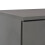 VidaXL vidaXL Sideboard High Gloss Grey Engineered Wood Drawer Cabinet Organiser 6