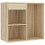 VidaXL vidaXL LED Dressing Table with 2 Cabinets Sonoma Oak Engineered Wood Mirrored 3