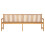 VidaXL vidaXL Gartenbank 228 cm Massivholz Teak 2