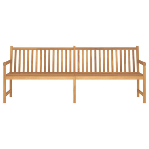 VidaXL vidaXL Gartenbank 228 cm Massivholz Teak 1