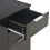 VidaXL vidaXL Sideboard High Gloss Black Engineered Wood Drawer Cabinet Organiser 8