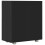 VidaXL vidaXL Sideboard High Gloss Black Engineered Wood Drawer Cabinet Organiser 6