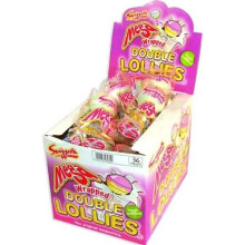 Swizzels Mega Double Lollies 32g ( pack of 36 )