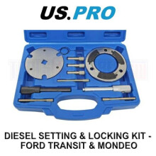 US PRO Tools Ford Mondeo Transit Engine Timing Tool Kit 2.0, 2.4 TDDI TDCI Diesel 7144