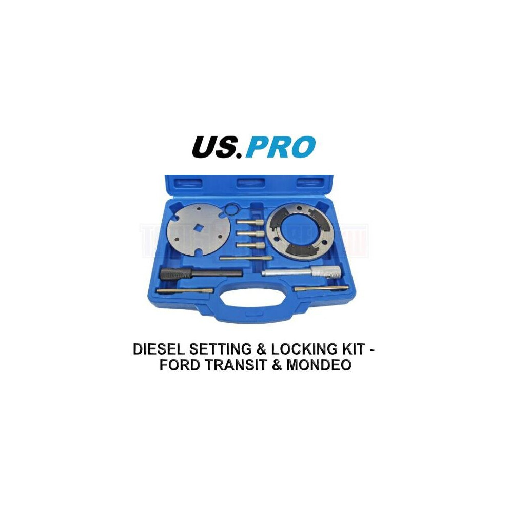 US PRO Tools Ford Mondeo Transit Engine Timing Tool Kit 2.0, 2.4 TDDI TDCI Diesel 7144