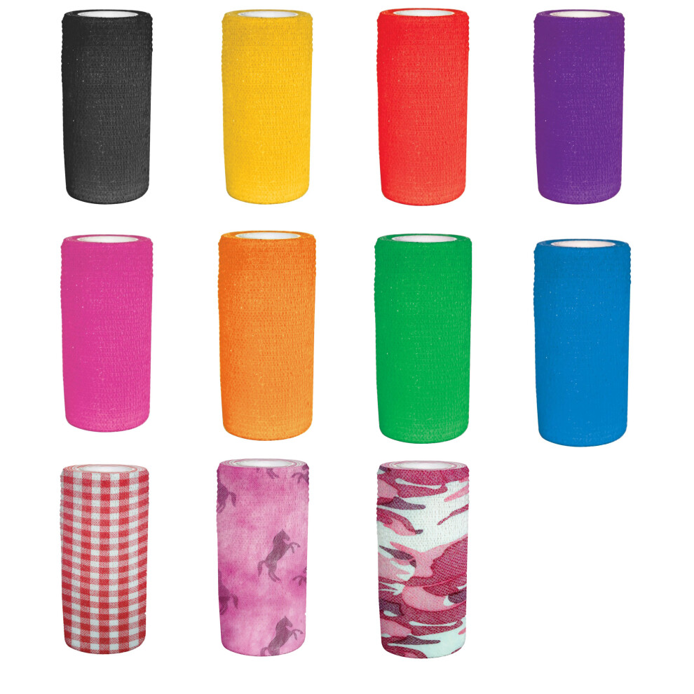 Perry Green (Green) Equestrian Cohesive Bandage Various Colours
