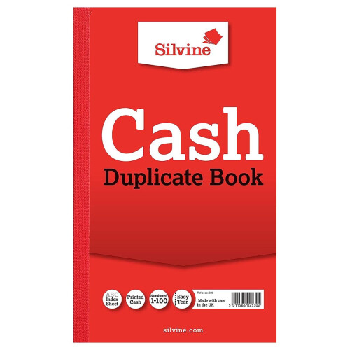 Duplicate Cash Book 8x5"