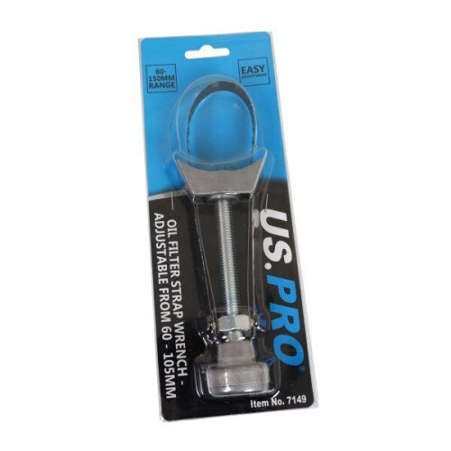 us pro US PRO Tools Oil Filter Strap Wrench - Adjustable From  60 - 105MM 7149 2