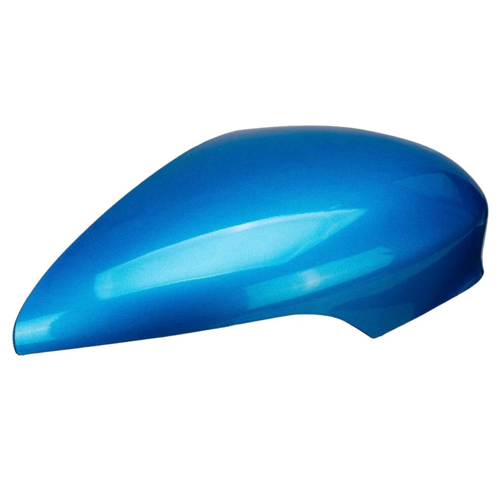 Right Wing Door Rearview Mirror Cover for Fiesta MK7 2008 2009 2010 2011 2012 2013 2014 2015 2016 2017 Blue